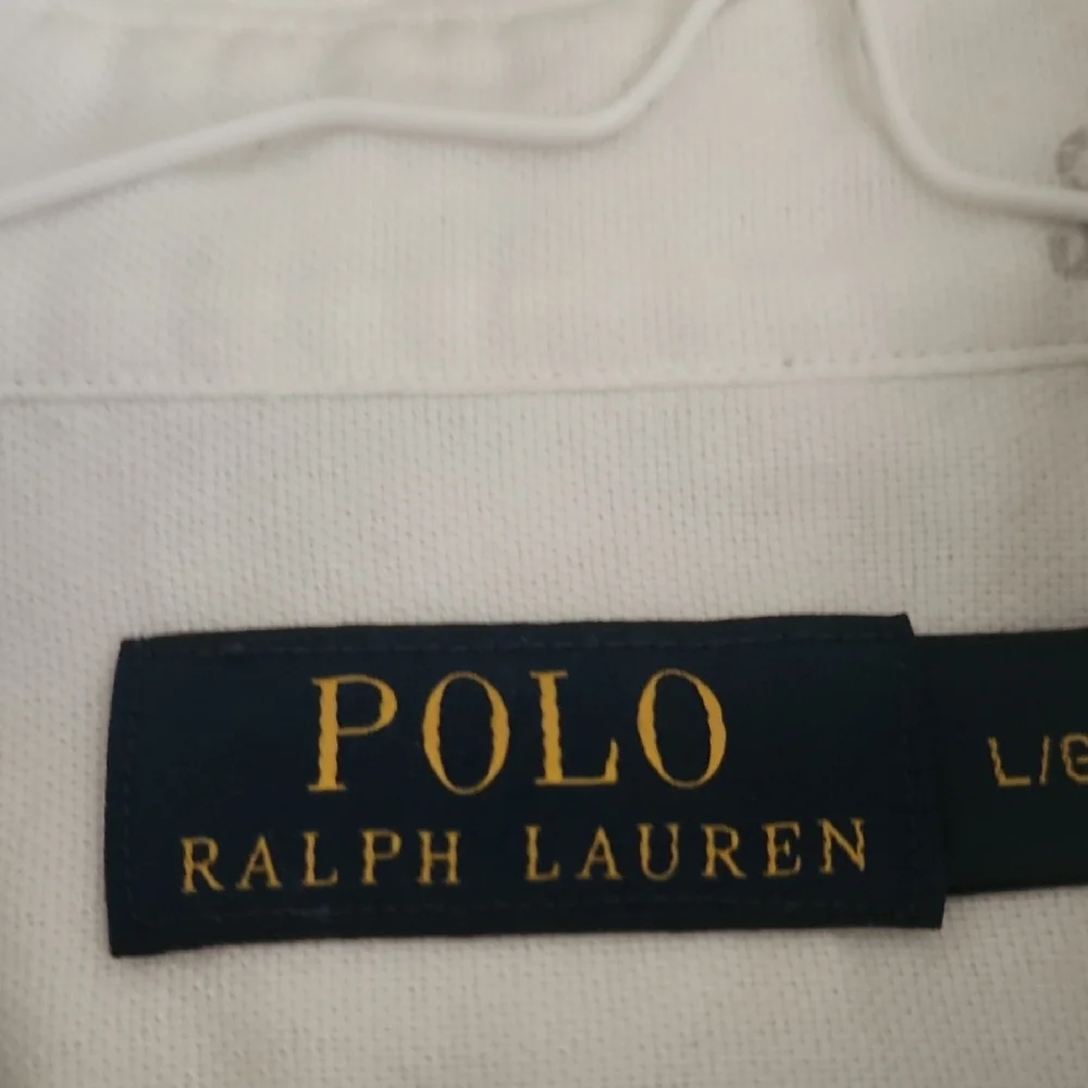 Ralph Lauren White Casual Button Down Shirt - Picture 3 of 6